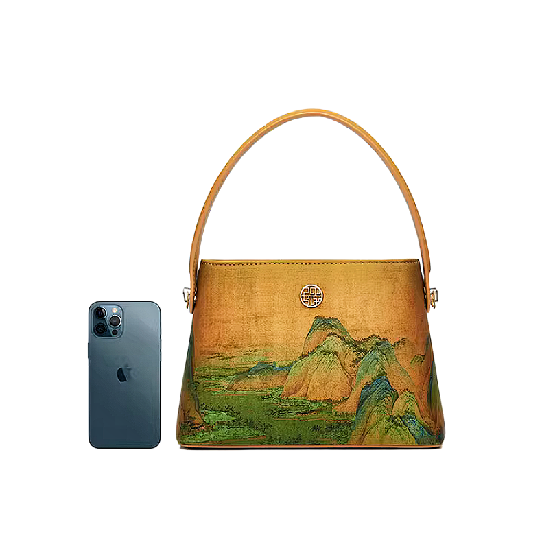 New Chinese mulberry silk handbag