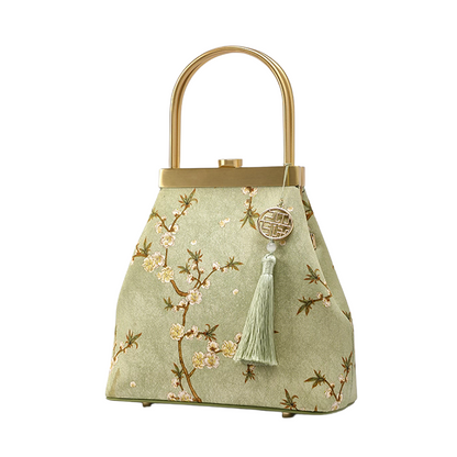 New Chinese style mulberry silk handbag