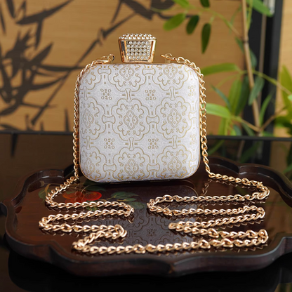 Intangible Cultural Heritage Song Brocade Silk Chain Shoulder Crossbody Bag New Chinese Style Perfume Bag