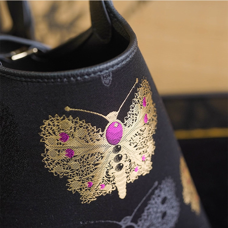 Songjin Handbag New Chinese Style Red Gold Butterfly Lock Bag