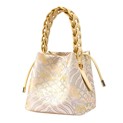 National style new Chinese brocade jacquard handbag
