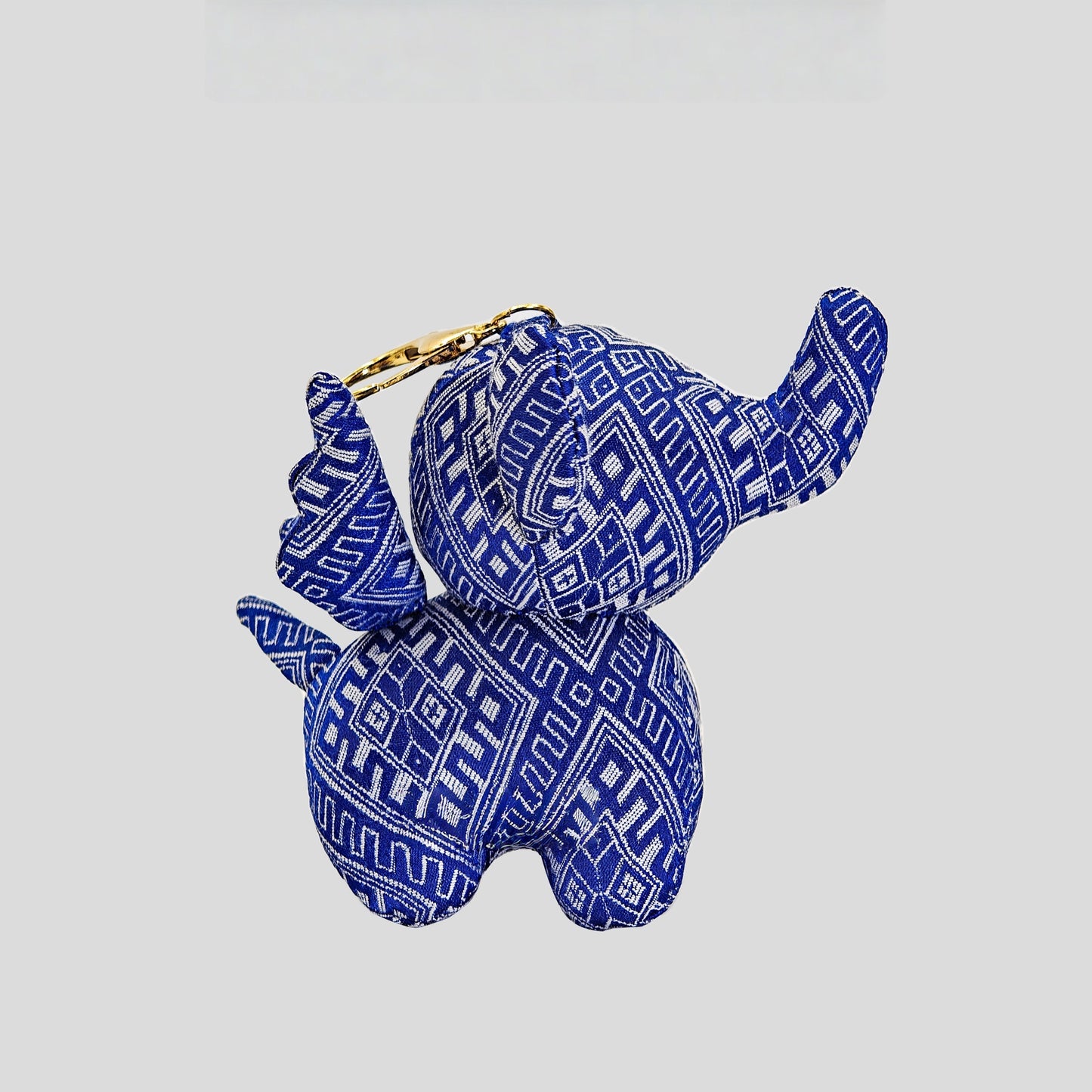 Guangxi intangible cultural heritage Zhuang brocade Dumbo handmade fabric characteristic Chinese style cartoon pendant