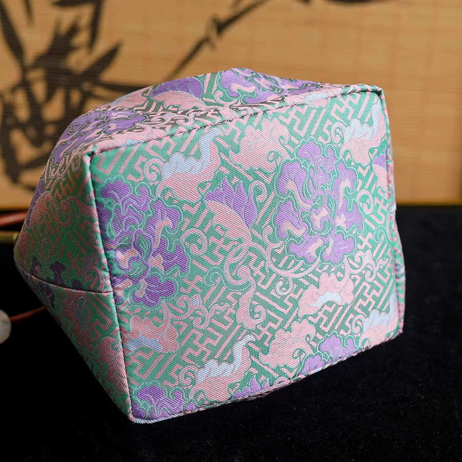 Songjin new Chinese style women's bag retro hand-held crossbody mobile phone bucket bag