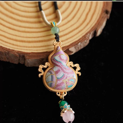 Intangible Cultural Heritage Song Brocade Feitian Series Gourd Pendant