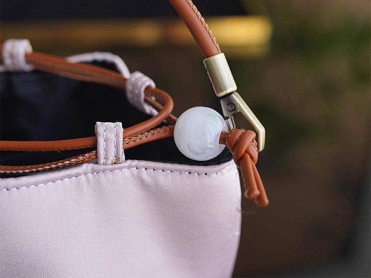 Songjin new Chinese style women's bag retro hand-held crossbody mobile phone bucket bag