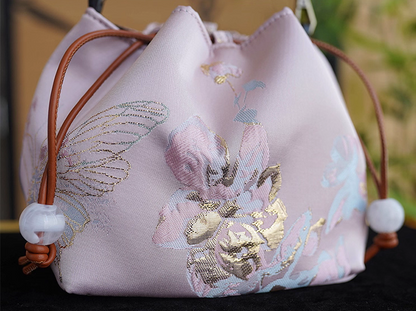 Songjin new Chinese style women's bag retro hand-held crossbody mobile phone bucket bag