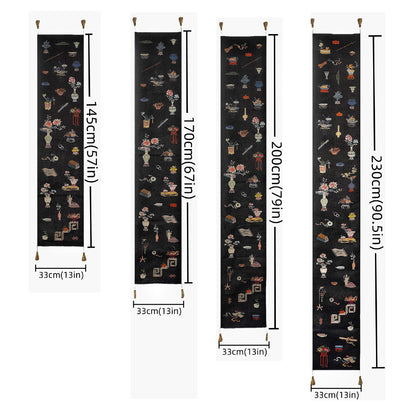Medieval style new Chinese style Bogutu traditional pattern dining table runner