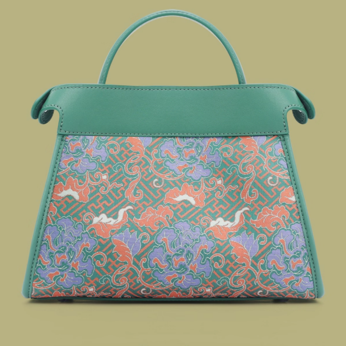 Intangible Cultural Heritage Song Brocade Embroidery Shoulder Crossbody Bag