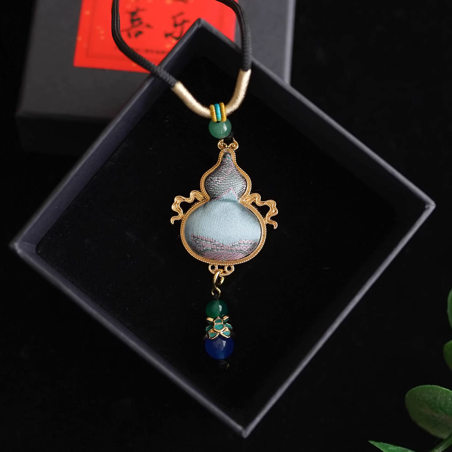 Intangible Cultural Heritage Song Brocade Feitian Series Gourd Pendant