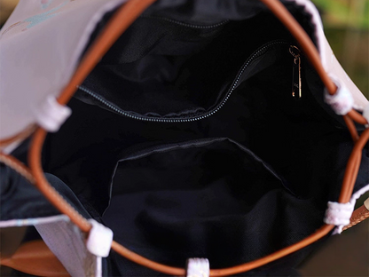 Songjin new Chinese style women's bag retro hand-held crossbody mobile phone bucket bag