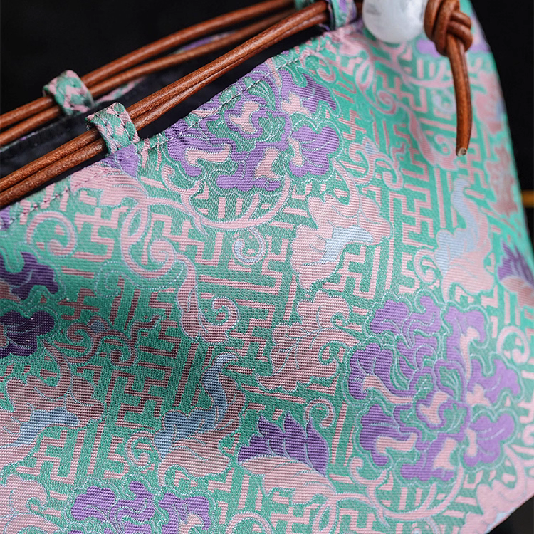 Songjin new Chinese style women's bag retro hand-held crossbody mobile phone bucket bag