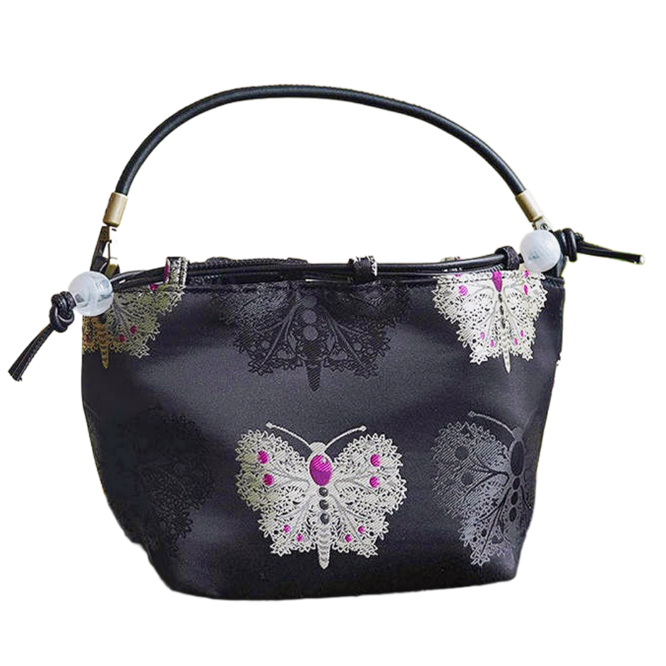 Songjin new Chinese style women's bag retro hand-held crossbody mobile phone bucket bag