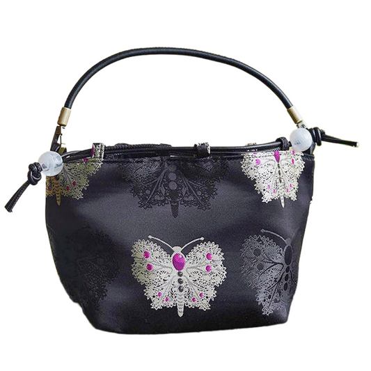 Songjin new Chinese style women's bag retro hand-held crossbody mobile phone bucket bag
