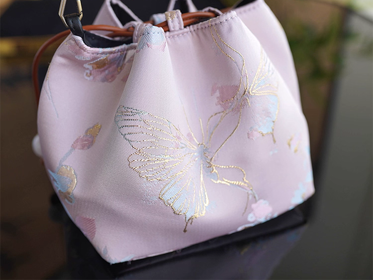 Songjin new Chinese style women's bag retro hand-held crossbody mobile phone bucket bag