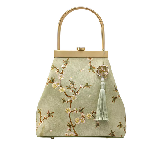 New Chinese style mulberry silk handbag