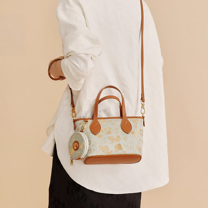 Intangible Cultural Heritage Song Dynasty Brocade Embroidered Flower Tote Bag