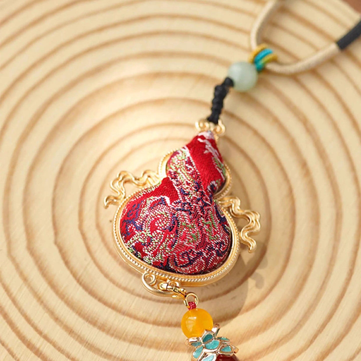 Intangible Cultural Heritage Song Brocade Feitian Series Gourd Pendant
