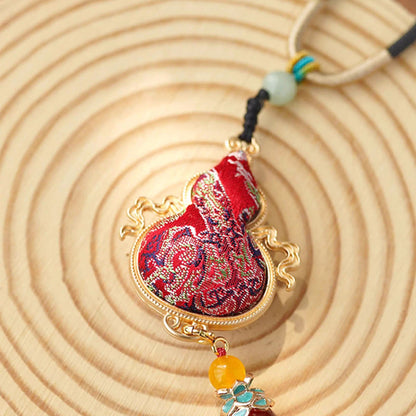 Intangible Cultural Heritage Song Brocade Feitian Series Gourd Pendant