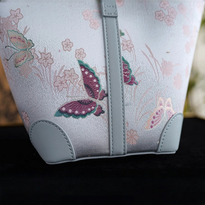 Intangible Cultural Heritage Song Brocade Bucket Bag
