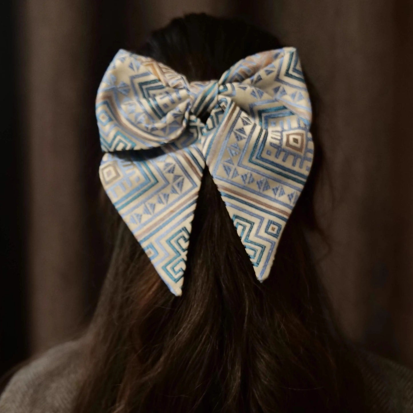 Zhuang brocade butterfly hairpin three-dimensional handmade spring hairpin headdress