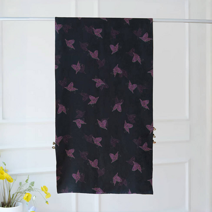 Song Dynasty Lotus Scene Xiangyunsha Flower Compass Buckle Silk Double-sided Double-layer Mulberry Silk Shawl Small Waistcoat Gift Scarf