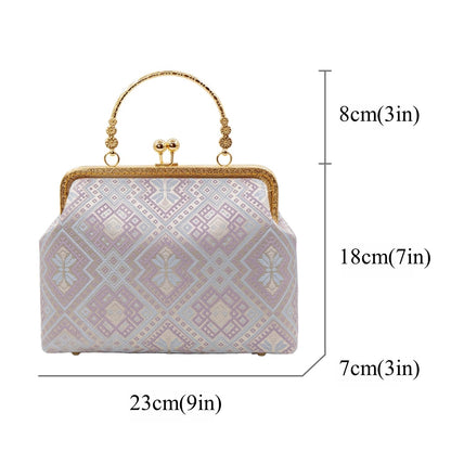 Guangxi Zhuang Brocade Pattern New Chinese Ethnic Style Crossbody Bag