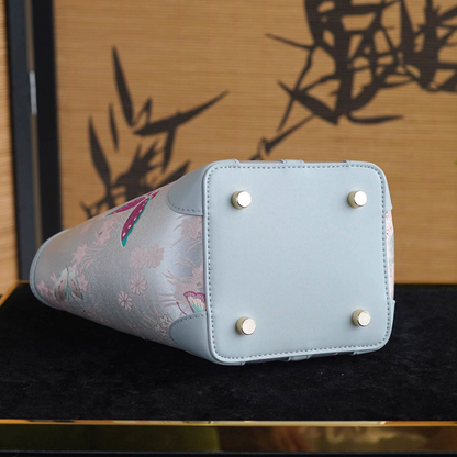 Intangible Cultural Heritage Song Brocade Bucket Bag