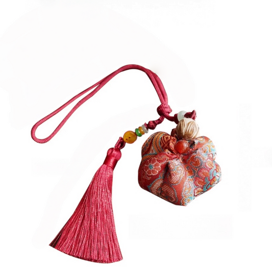 Intangible Cultural Heritage Song Brocade Lotus Sachet Pendant
