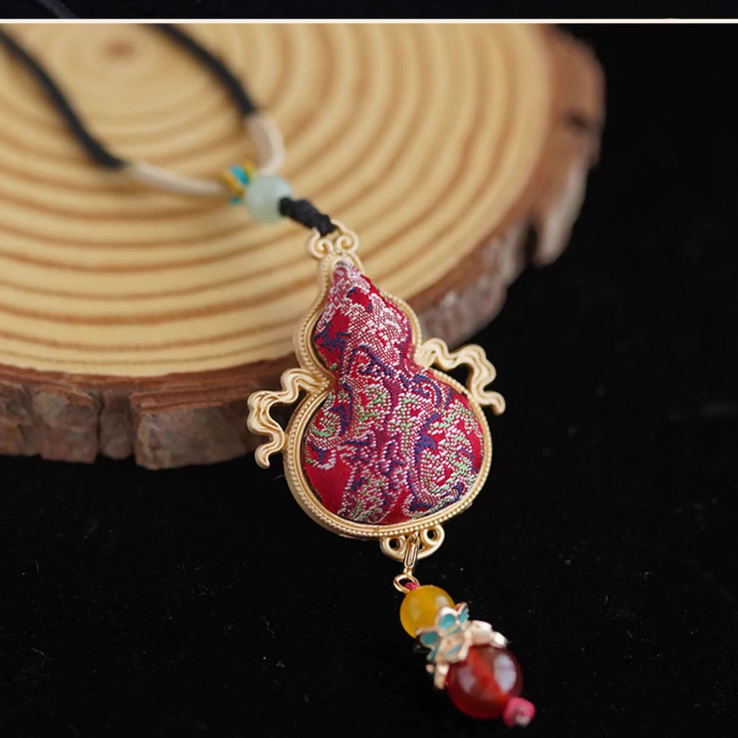 Intangible Cultural Heritage Song Brocade Feitian Series Gourd Pendant
