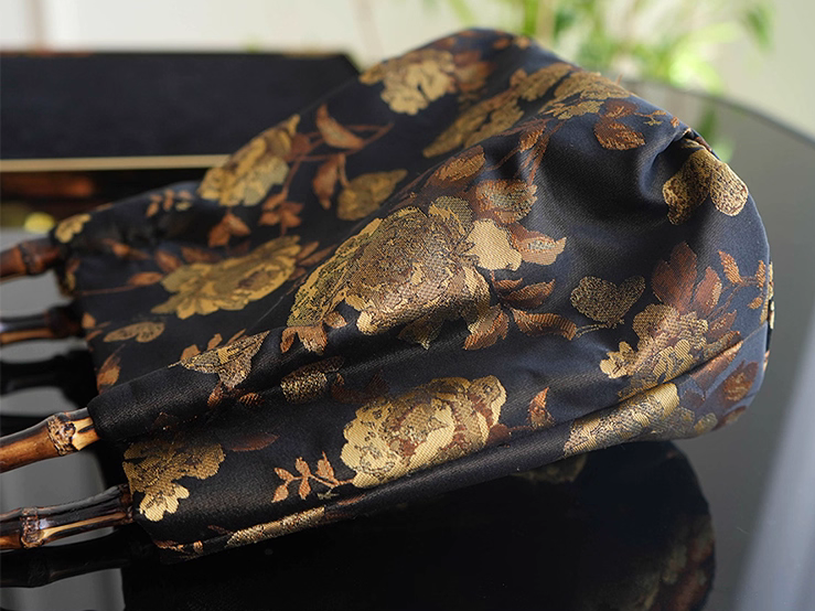 Songjin silk butterfly shadow flowing bamboo handbag