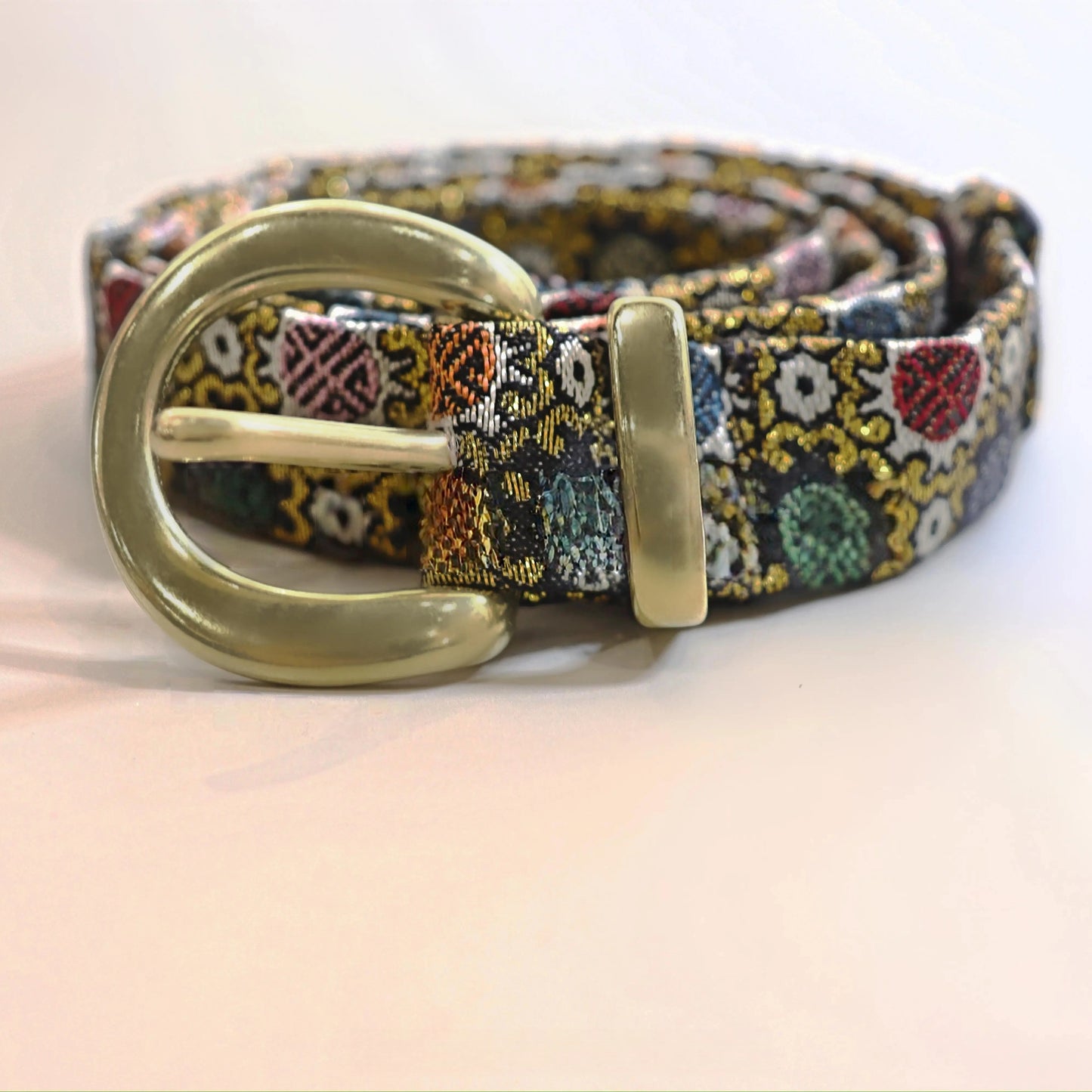 Nanjing brocade metal buckle belt