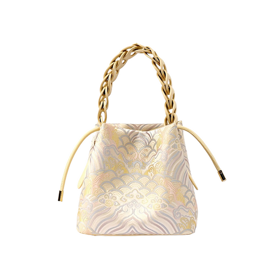 National style new Chinese brocade jacquard handbag
