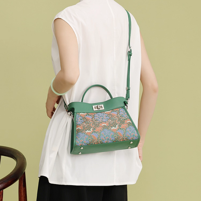 Intangible Cultural Heritage Song Brocade Embroidery Shoulder Crossbody Bag