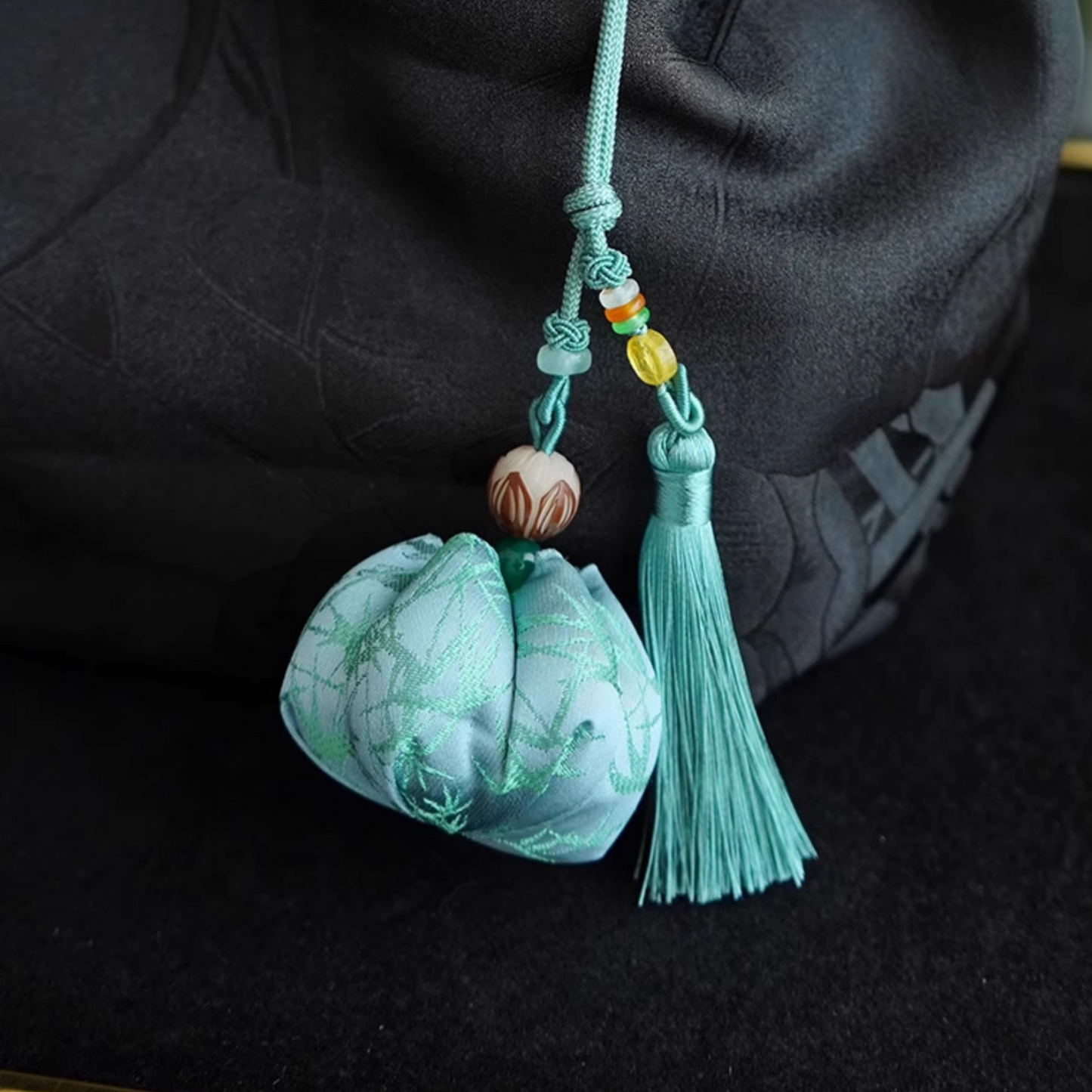 Intangible Cultural Heritage Song Brocade Lotus Sachet Pendant