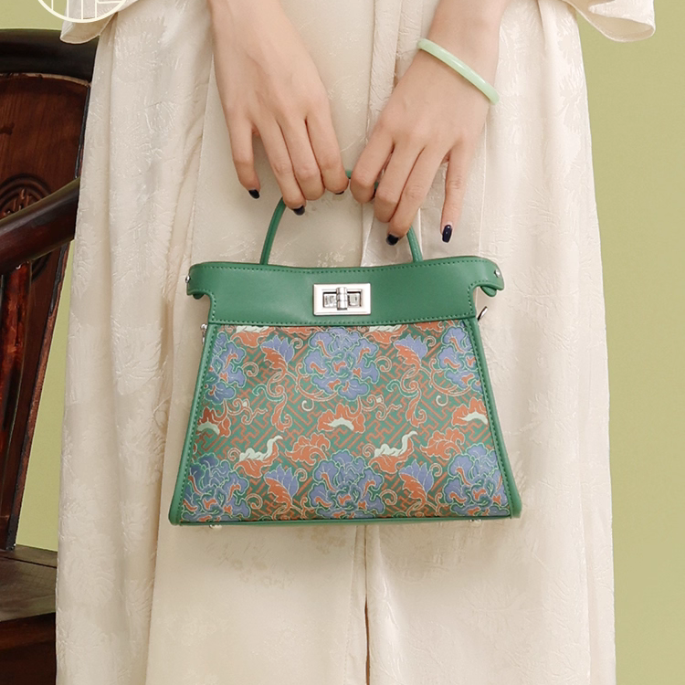 Intangible Cultural Heritage Song Brocade Embroidery Shoulder Crossbody Bag