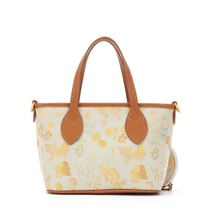 Intangible Cultural Heritage Song Dynasty Brocade Embroidered Flower Tote Bag