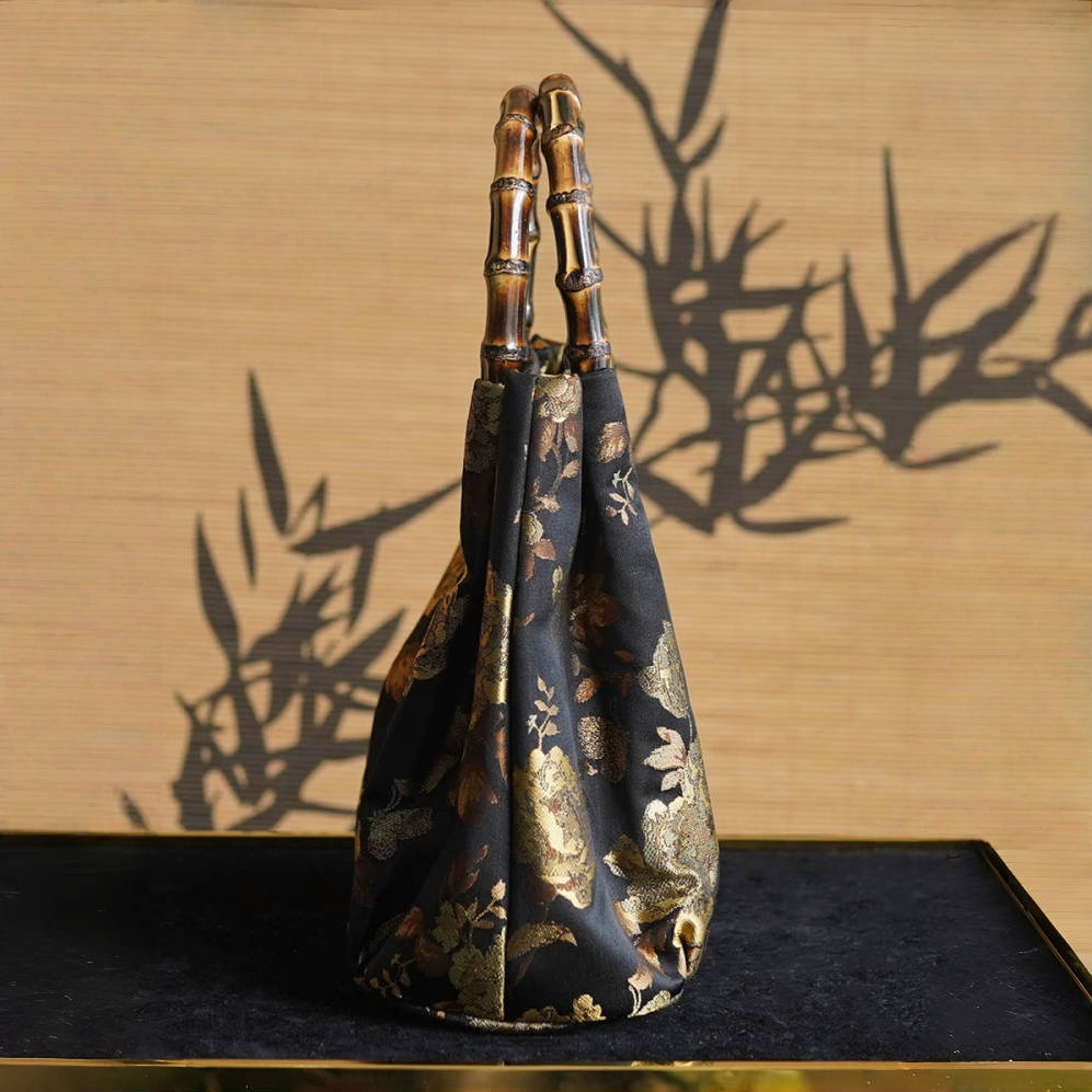 Songjin silk butterfly shadow flowing bamboo handbag
