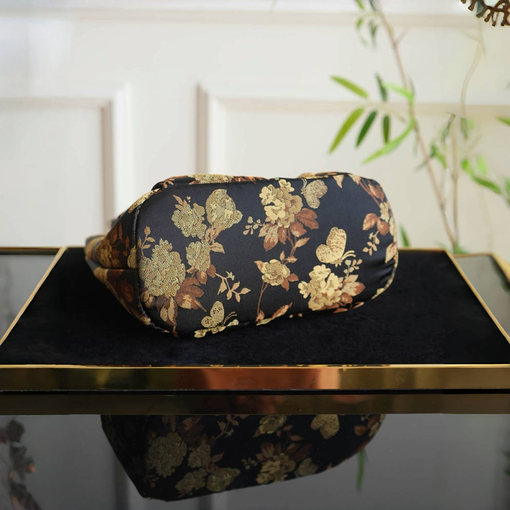 Songjin silk butterfly shadow flowing bamboo handbag