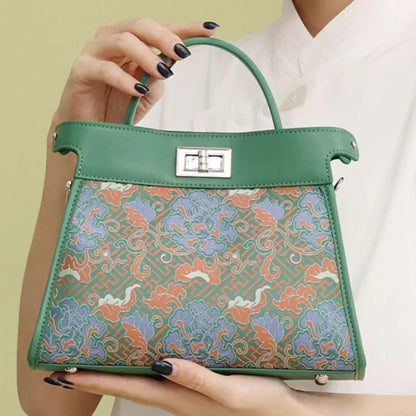 Intangible Cultural Heritage Song Brocade Embroidery Shoulder Crossbody Bag