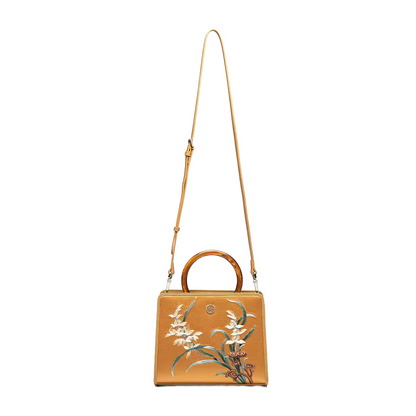 Handmade Suzhou embroidery Zhilan Yushu new Chinese style one-shoulder crossbody handbag small square bag for women