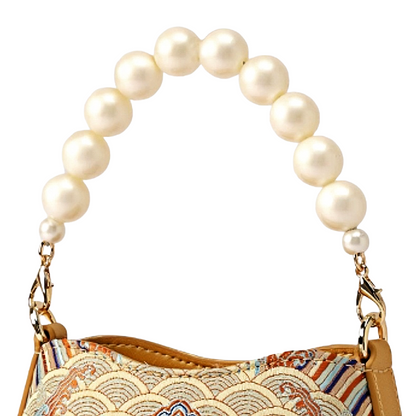 New Chinese style bead chain handbag