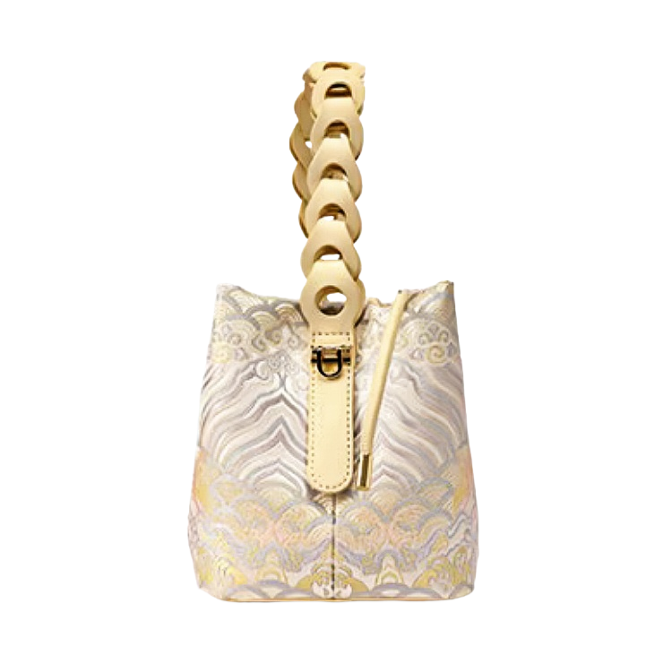 National style new Chinese brocade jacquard handbag