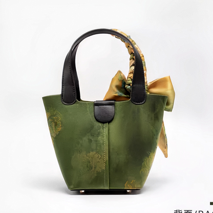 Xiangyunsha printed handbag