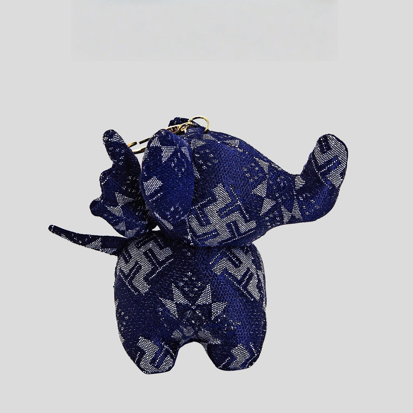 Guangxi intangible cultural heritage Zhuang brocade Dumbo handmade fabric characteristic Chinese style cartoon pendant