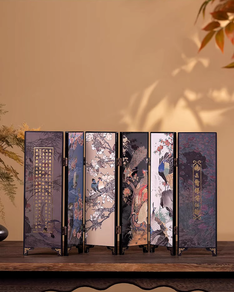 Brocade screen birthday gift splendid