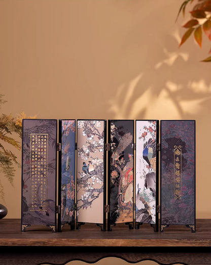 Brocade screen birthday gift splendid