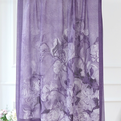 White rose scarf shawl