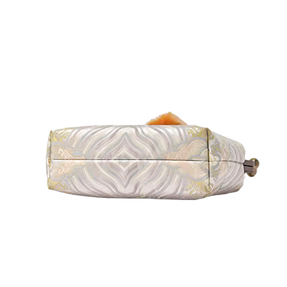 New Chinese style white embroidered handbag