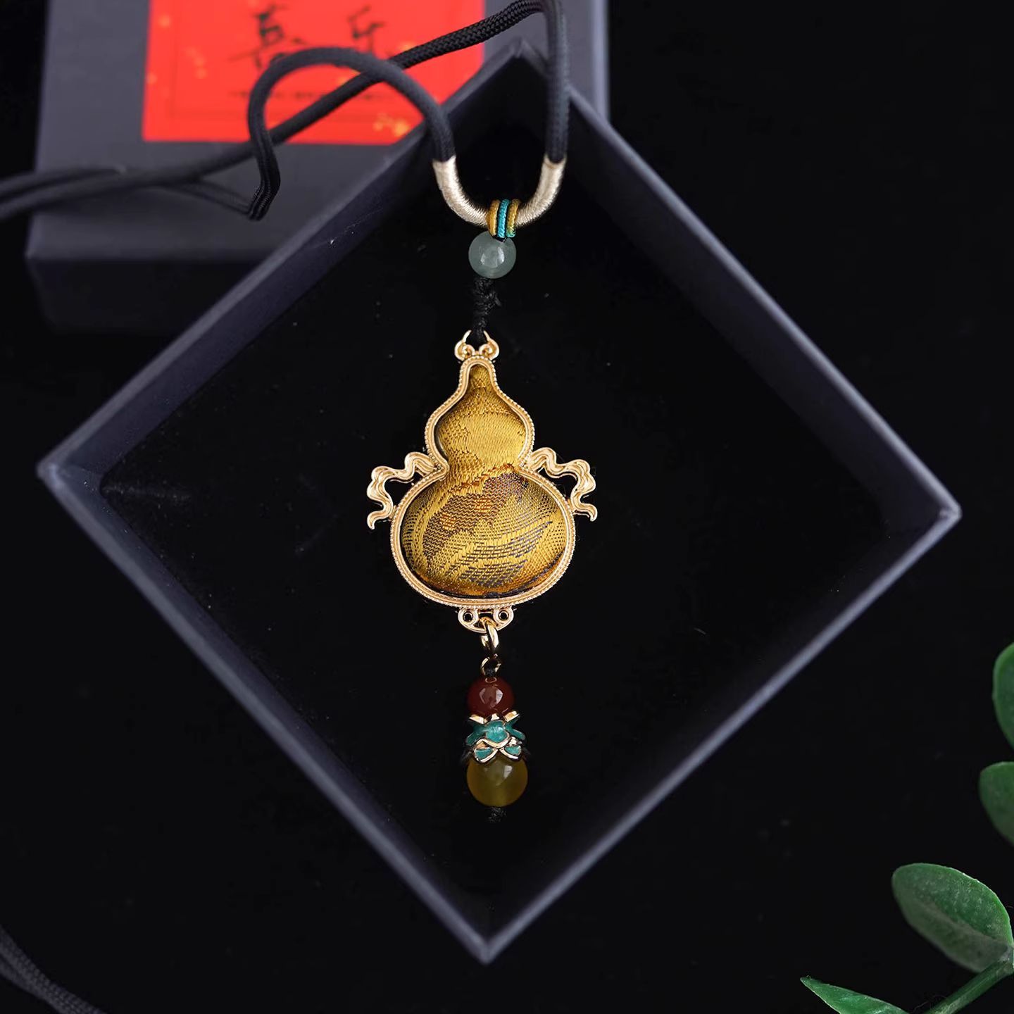Intangible Cultural Heritage Song Brocade Feitian Series Gourd Pendant