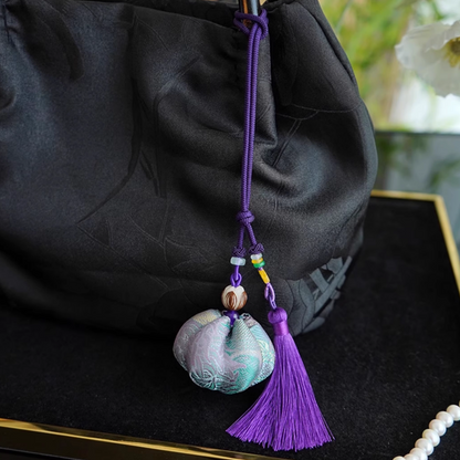 Intangible Cultural Heritage Song Brocade Lotus Sachet Pendant